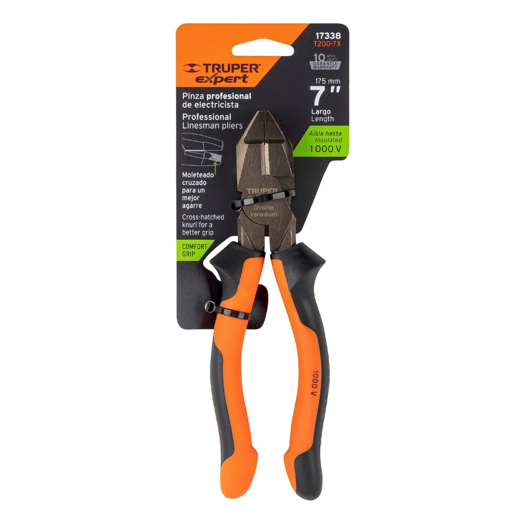 ALICATE P/ELECTRICISTA 7 USO RUDO TRUPER