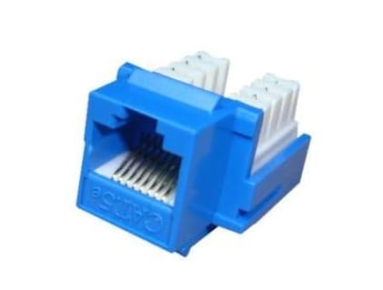 ARMADURA PARA DATO RJ45 CATEGORIA 5E AZUL LNT