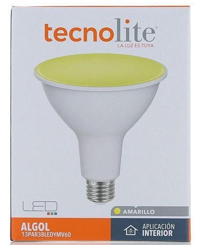 BOMBILLA LED TIPO REFLECTOR PAR38 13W AMARILLO