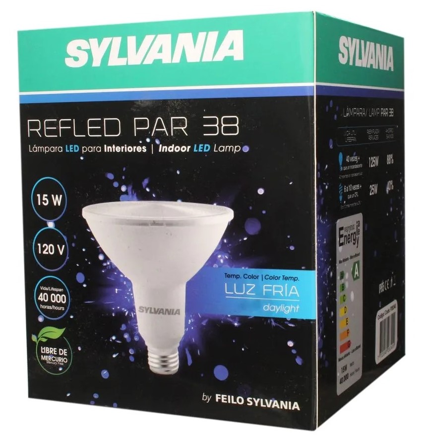 BOMBILLA LED TIPO REFLECTOR PAR38 15W DL IP65 (SYLVANIA)