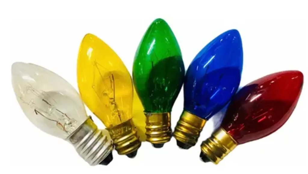 BOMBILLA TIPO CHILITO LUZ AMARILLA BLUB