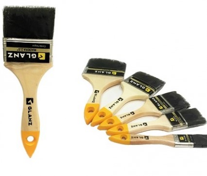 BROCHA MANGO DE MADERA GLANZ 2.5
