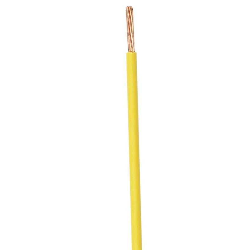 CABLE THHN #12 DE COBRE AMARILLO (METRO)