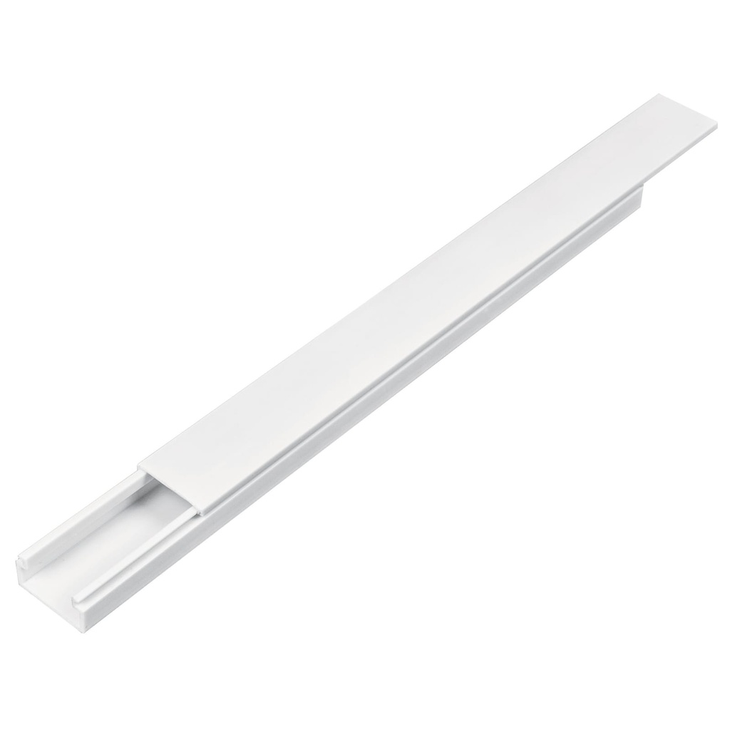 CANALETA DE 1 VIA 3/4 CON ADHESIVO 10X20MM VOLTECK