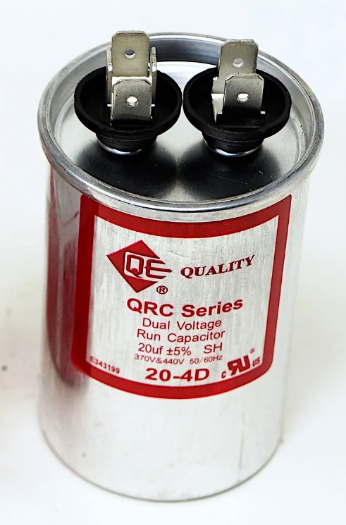 CAPACITOR 20UF DUAL VOLTAJE GRIS METAL QUALITY