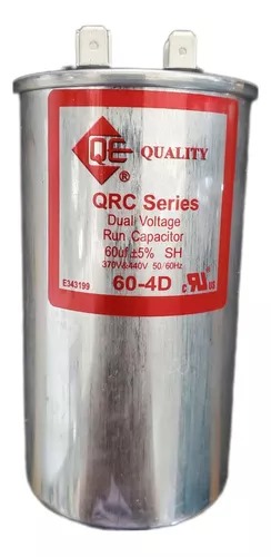 CAPACITOR 60UF DUAL VOLTAJE GRIS METAL QUALITY