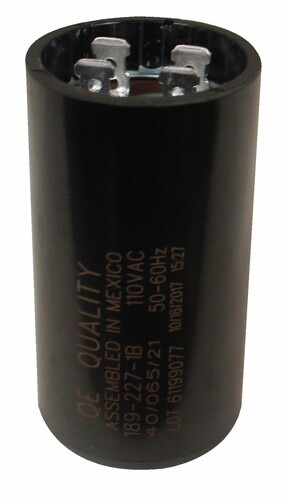 CAPACITOR ARRANQUE 590/708UF 110V NEGRO QUALITY