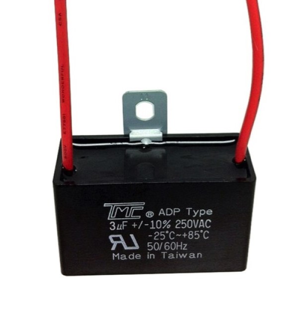 CAPACITOR PARA VENTILADOR 3UF