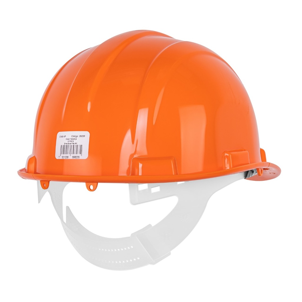 CASCO DE SEGURIDAD NARANJA PRETUL