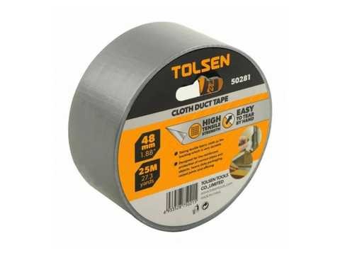 CINTA PARA CONDUCTO DE TELA 48MMX24M TOLSEN