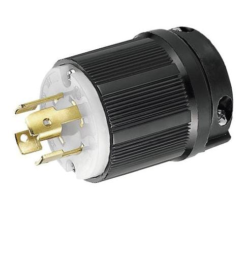 CLAVIJA SEGURIDAD MEDIA VUELTA 4P 20A 125/250A FULGORE