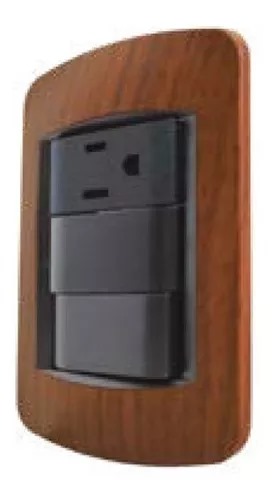 CONBINADO TOMA + 2 APAGADORES C/MADERA BV-8213 MAX LIGHT