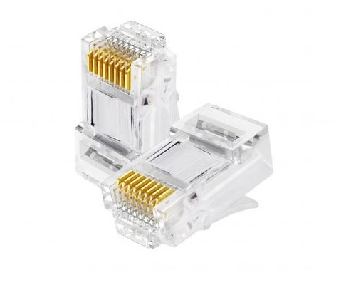 CONECTOR PARA CABLE DE INTERNET CAT6 RJ45