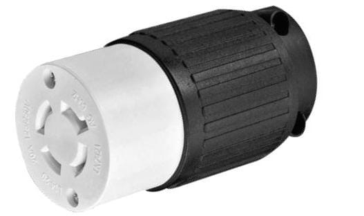 CONTACTO EXTENSION SEGURIDAD MEDIA VUELTA 4P 20A 125/250V FULGORE