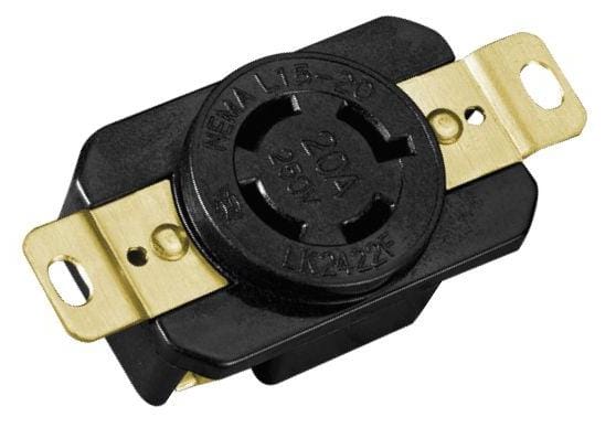 CONTACTO PARED SEGURIDAD MEDIA VUELTA TA 4P 20A 125-250V FULGORE