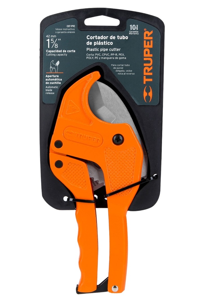CORTADOR DE TUBO CAPACIDAD 1-5/8 42MM TRUPER