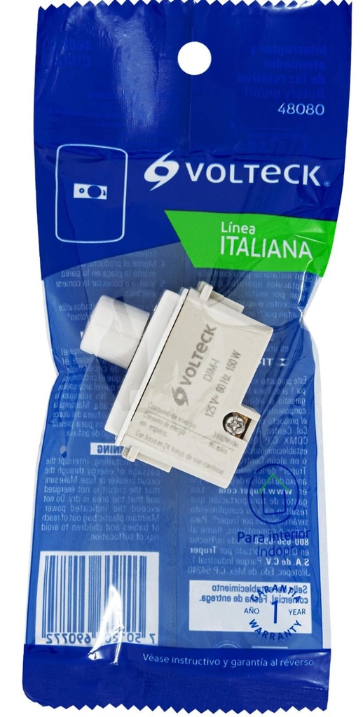 DIMMER, LÍNEA ITALIANA DADO VOLTECK