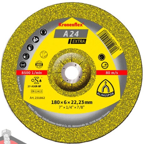 DISCO PARA PULIR METAL KRONENFLEX 7