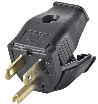 ESPIGA POLARIZADA 3H NEMA 15A 120V LEVITON