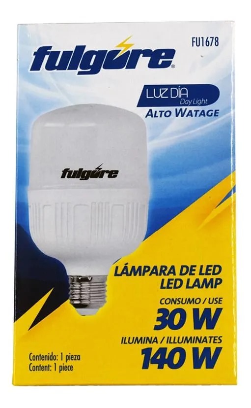 FOCO LED 30W ALTA POT. LUZ DIA E27 FULGORE
