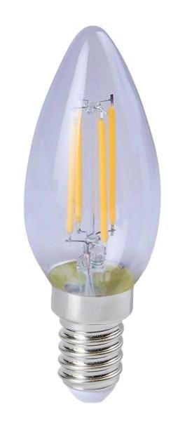 FOCO LED TRANSPARENTE 4W E14 35MM AMBAR IML