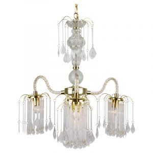 LAMPARA ACRILICA DE 4 LUCES COLGANTE IKE LITE