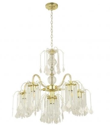 LAMPARA ACRILICA DE 6 LUCES COLGANTE IKE LITE