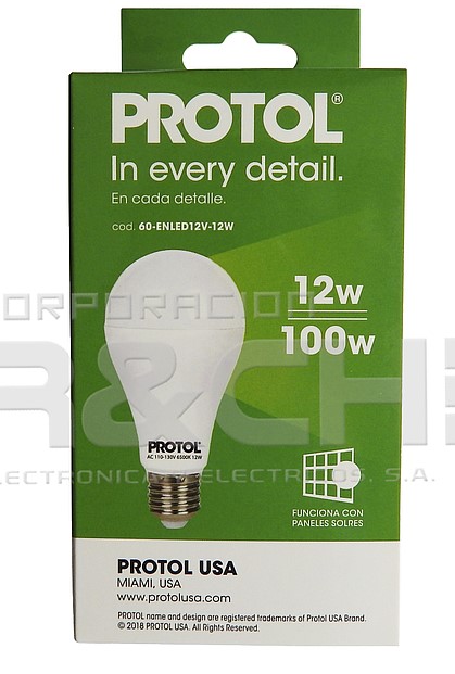 LAMPARA DE 12V 12W PROTOL