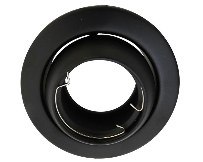 LAMPARA OJO DE BUEY DIRIGIBLE P/CAJA OCTA NEGRO LIGHT-TEC
