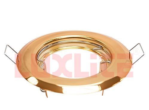 LAMPARA OJO DE BUEY PARA REFLECTOR MR16 DORADO LUXLITE