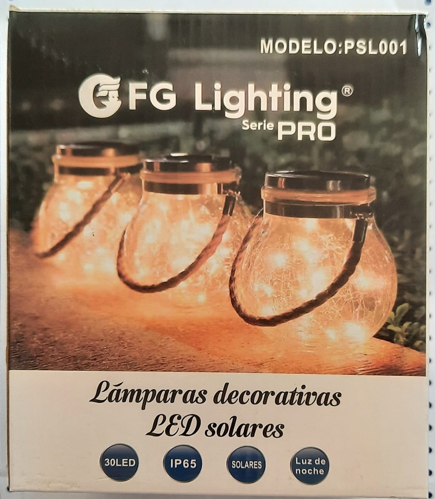LAMPARA SOLAR PELOTA FG LIGHTING