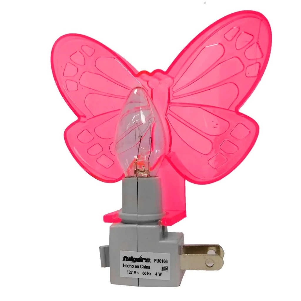 LAMPARA VELADORA CON INTERRUPTOR MARIPOSA FULGORE