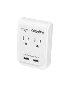 MULTICONTACTO 1 TOMAS ATERRIZADAS 1USB FULGORE