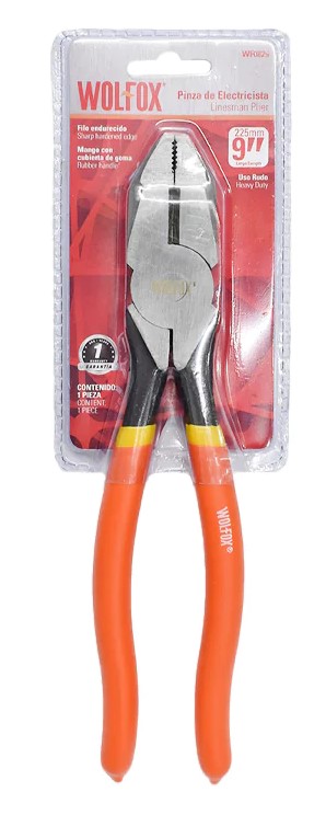 PINZAS DE ELECTRICISTA ALICATE 9 WOLFOX