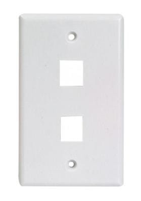 PLACA DOBLE PARA ARMADURA DE DATO RJ45 LNT