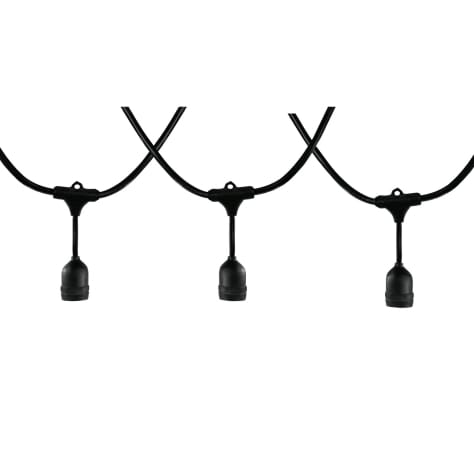 SERIE DE 12 LUCES PARA EXTENCION 7.3M SIN BOMBILLA VOLTECK