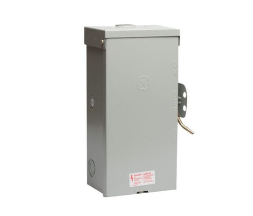 SWITCH CAJA DE HIERRO 2X100A 240V DOBLE TIRO GENERAL ELECTRIC