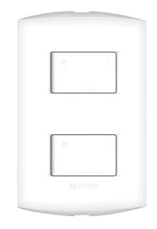 SWITCH DOBLE 15A BLANCO MODUS STYLE BTICINO