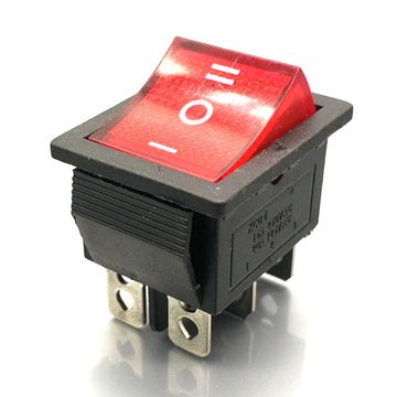 SWITCH ON/OF ROJO 6A 250V 10A 125V