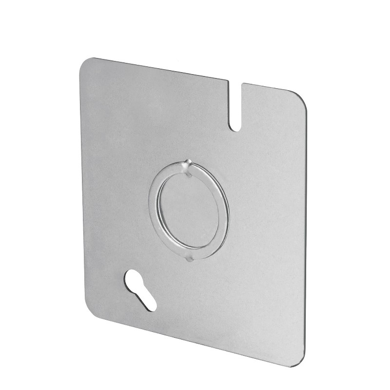 TAPA CUADRADO 4X4 C/AGUJERO GALVANIZADA