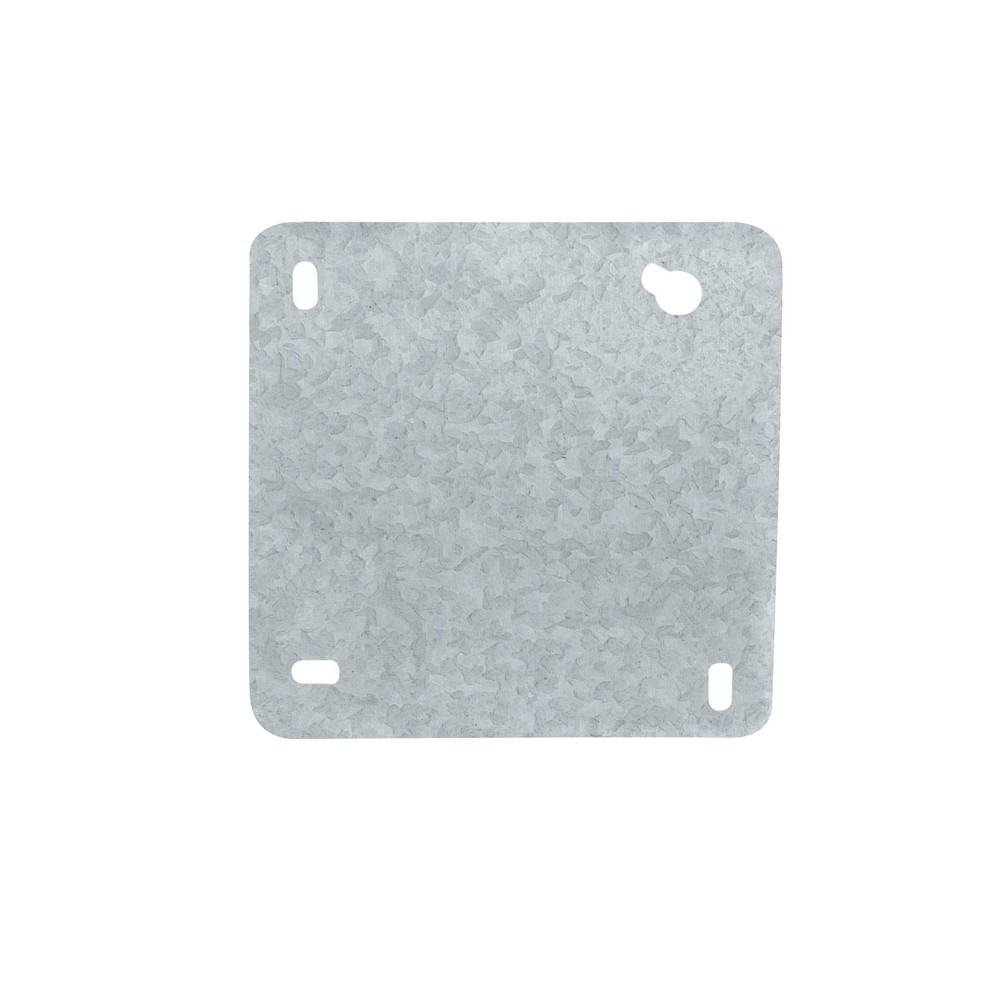 TAPA CUADRADO 4X4 GALVANIZADA CIEGA