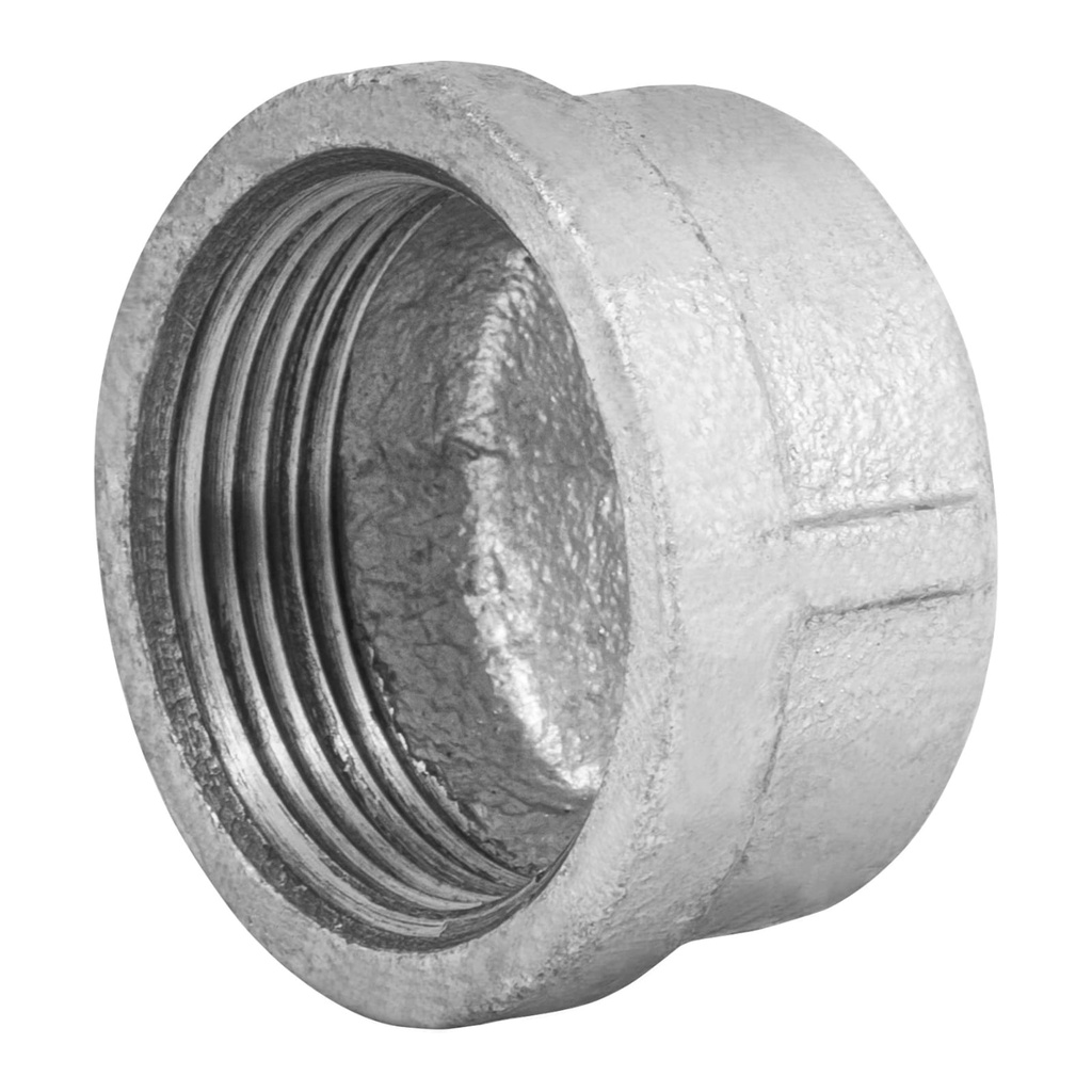 TAPON CAPA DE HIERRO GALVANIZADO 1 1/4 VOLTECK
