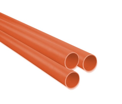 TUBO DUCTO PVC DE 1/2 NARANJA
