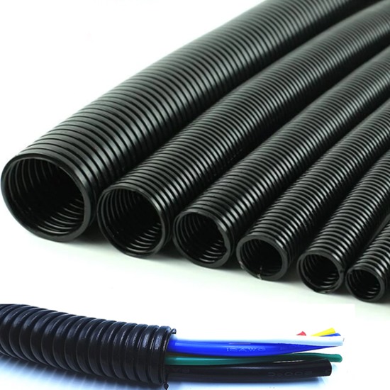 TUBO FLEXIBLE DE 1 NEGRO TECNOFLEX