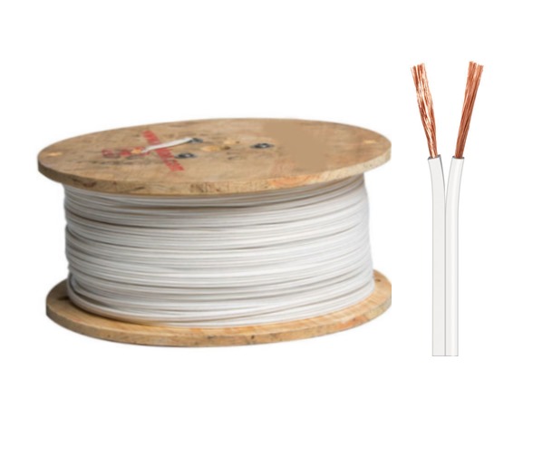 CABLE PARALELO SPT 2X14 DE COBRE BLANCO (METRO)