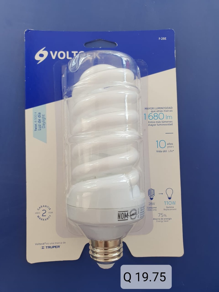 FOCO ESPIRAL MINI T2 15W LUZ DIA VOLTECK