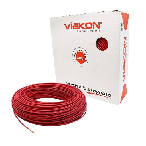 [1021] CABLE THHN #10 DE COBRE ROJO (CAJA)