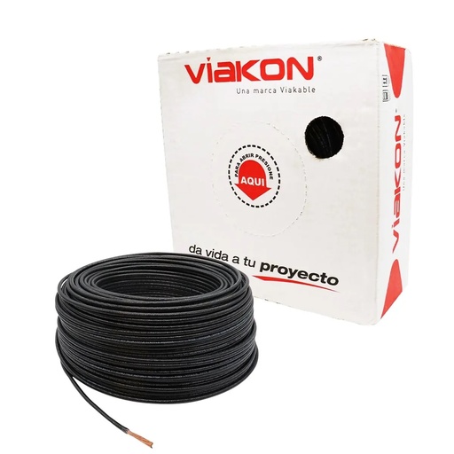 [0822] CABLE THHN COBRE #8 NEGRO (CAJA)