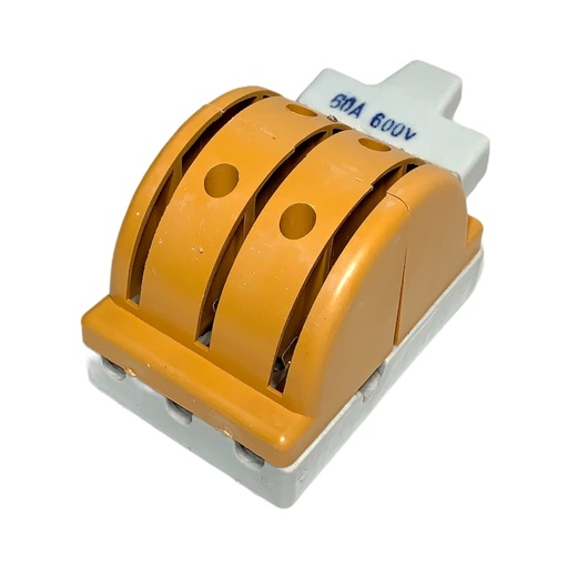 [5088-2] CUCHILLA DE INTERRUPTOR DE PORCELANA 3X60A 2 TIRO
