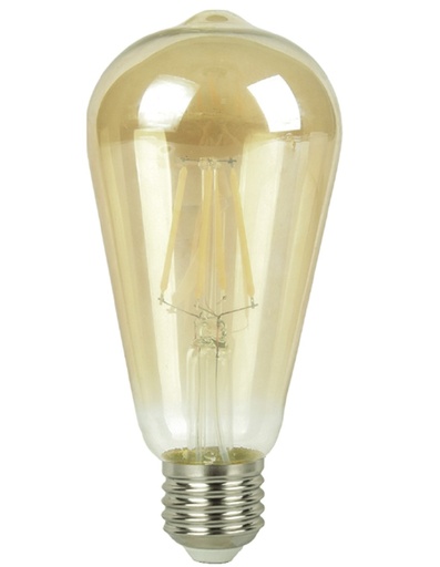 [LED-AF42] FOCO LED TRANSPARENTE 4W 35MM AMBAR